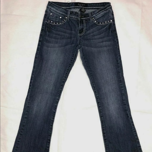 Earl Jeans Woman’s Skinny Blue Jeans Size 3 - Picture 4 of 10